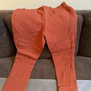 Vintage Riding jodphurs  for tall boots, rust color, unisex